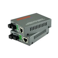 PAR DE MEDIA CONVERTERS 10/100/1000 A+B WDM SINGLE FIBER 20 km SM 1310/1550 nm - NETLINK